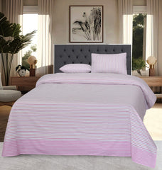 3 Pcs Pure Cotton Bed sheet B- 24