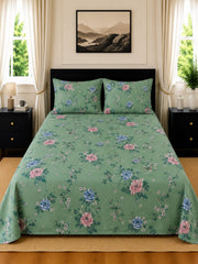 3 Pcs Pure Cotton Bedsheet