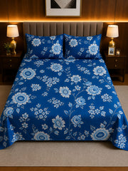 3 Pcs Pure Cotton Bedsheet S-2