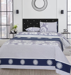 3- Pcs Pure Cotton Bedsheet P-29