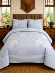 3-Pcs Pure Cotton Bedsheet