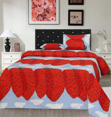 3 Pcs Pure Cotton Bed sheet B- 8