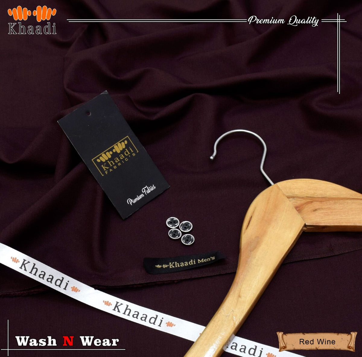 Khaadi Men Unstitched Wash n Wear (k5)
