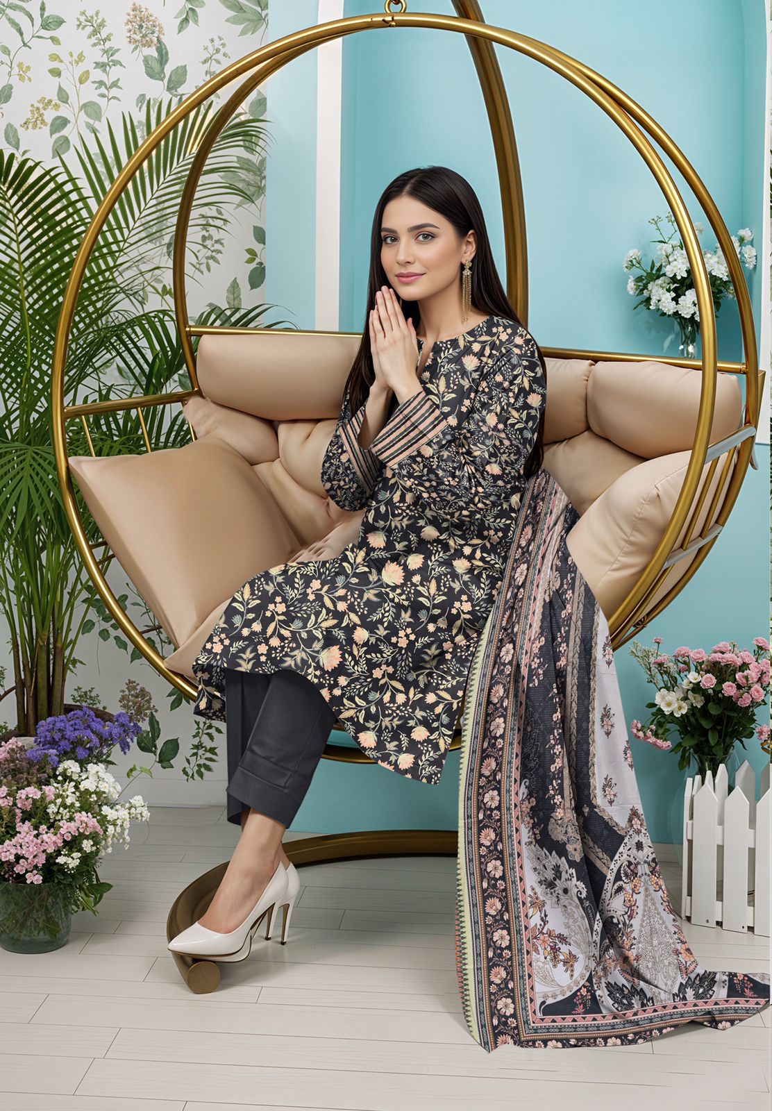 3 Piece Summer Lawn Design 1005