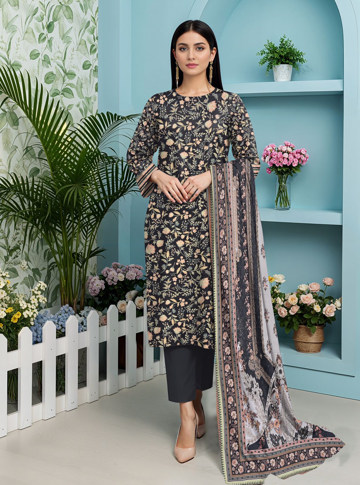 3 Piece Summer Lawn Design 1005