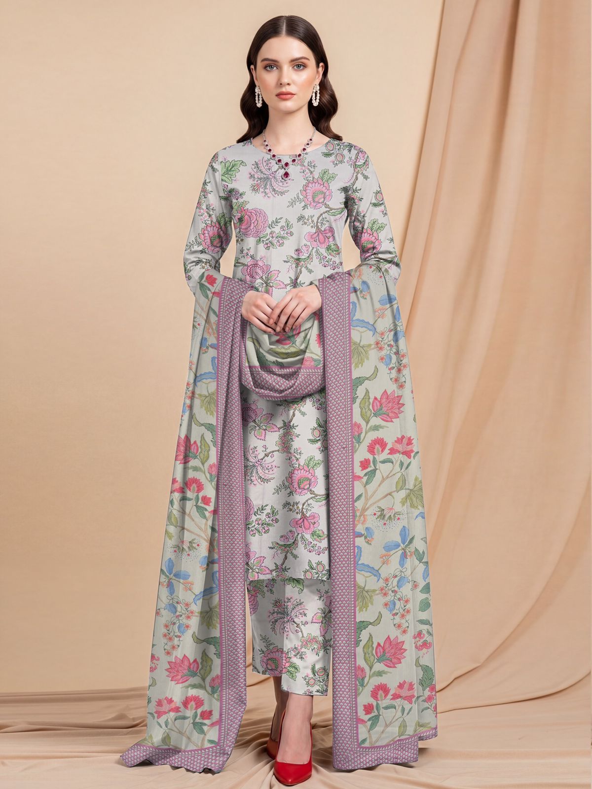 3 Piece Summer Lawn Design 1023