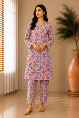 2- Piece Digital Printed Premium Lawn P-10