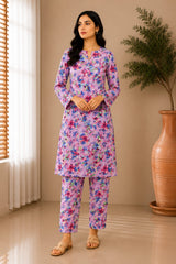 2- Piece Digital Printed Premium Lawn P-15