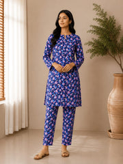 2- Piece Digital Printed Premium Lawn P-16