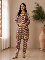 2- Piece Digital Printed Premium Lawn P-18