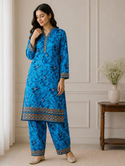 2- Piece Digital Printed Mix Cotton P-24