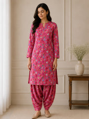 2- Piece Digital Printed Mix Cotton  P-26