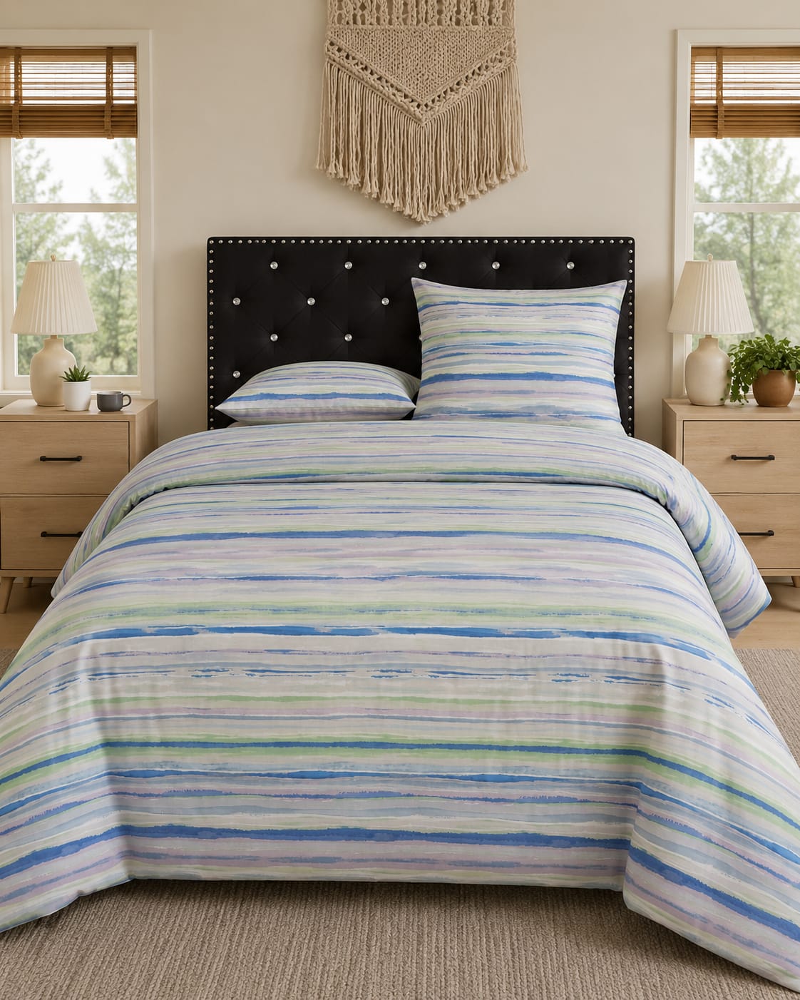3-Pcs Pure Cotton Bedsheet P-33
