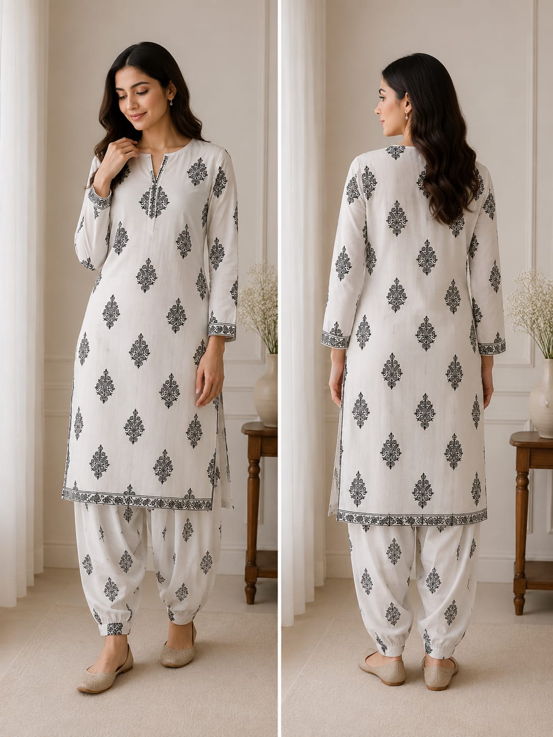 2-Pcs Lawn Collection  Premium Quality S-2