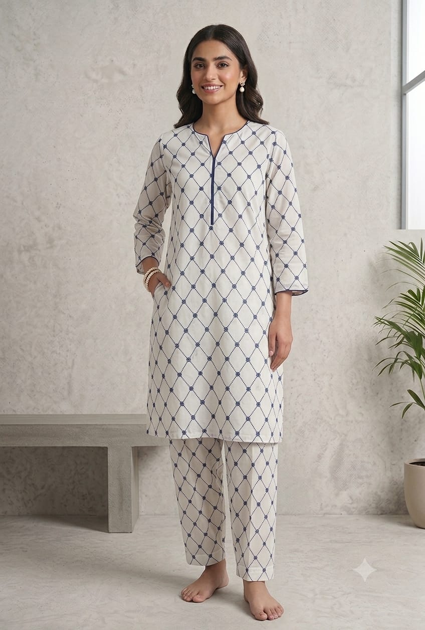 2-Pcs Lawn Collection  Premium Quality S-4