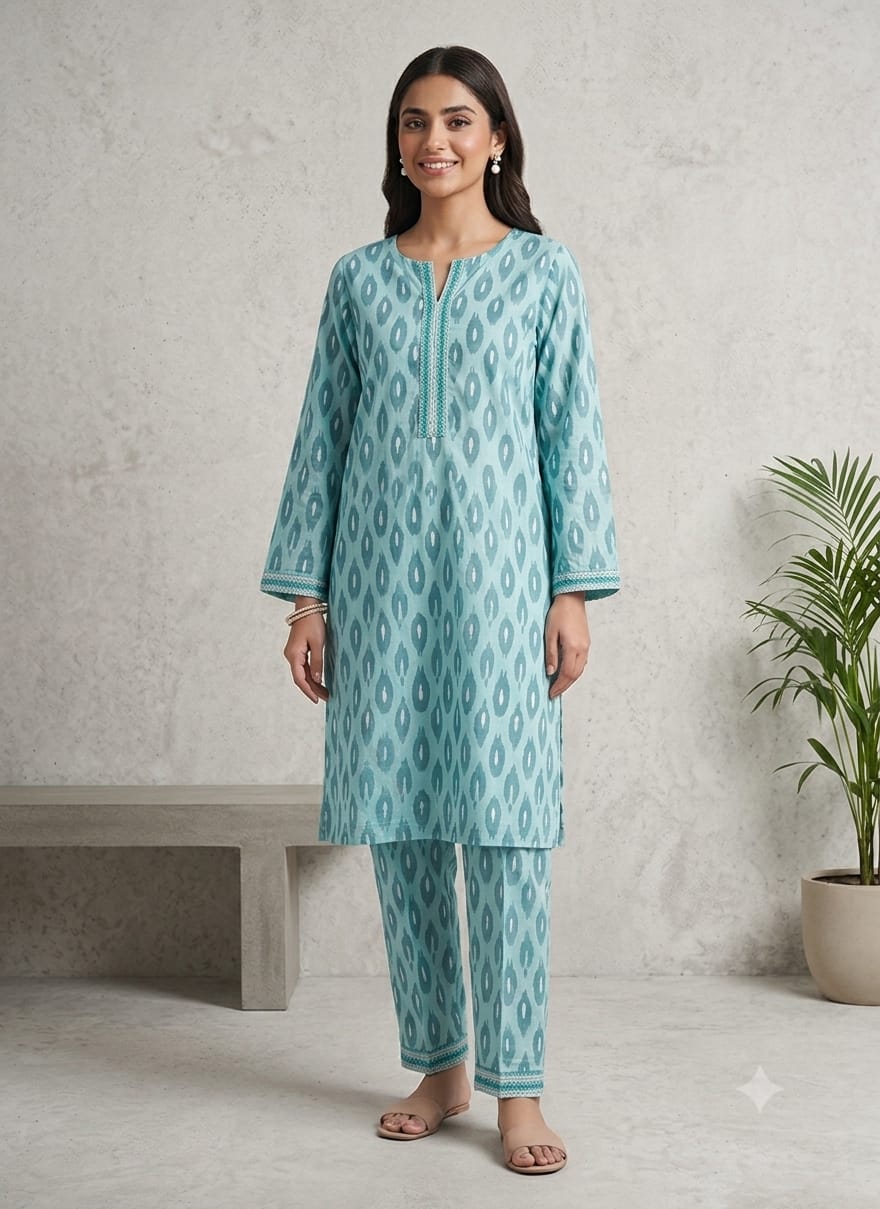 2-Pcs Lawn Collection  Premium Quality S-7
