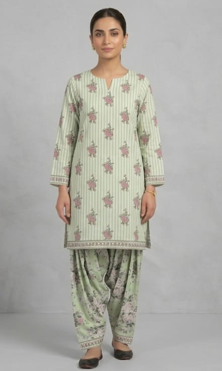 2-Pcs Lawn Collection  Premium Quality S-10