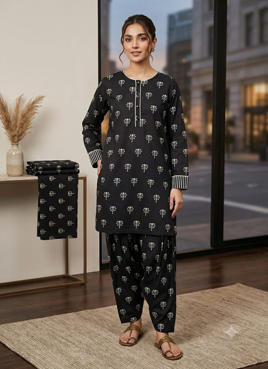 2-Pcs Lawn Collection Premium Quality S-37