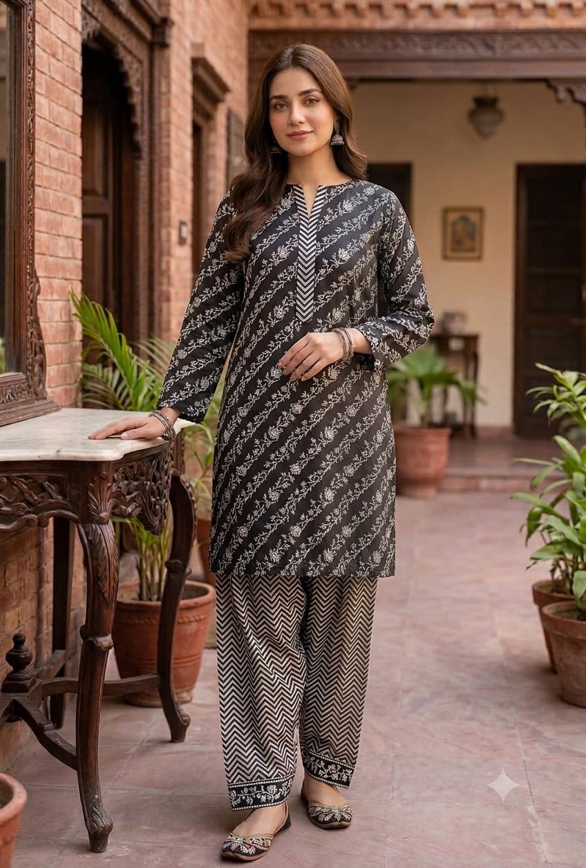2-Pcs Lawn Collection Premium Quality S-38