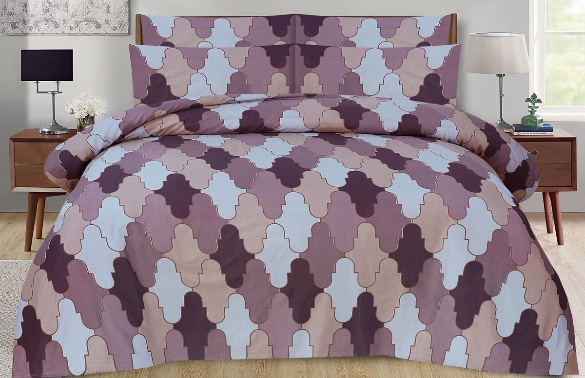3-Pcs Pure Cotton Bedsheet
