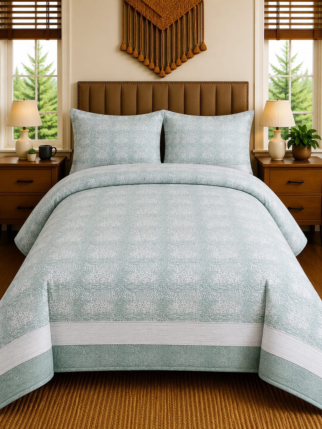 3-Pcs Pure Cotton Bedsheet