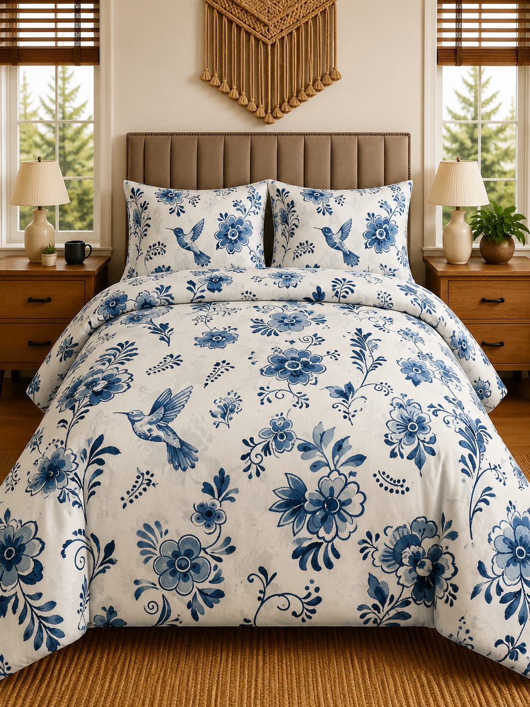 3-Pcs Pure Cotton Bedsheet