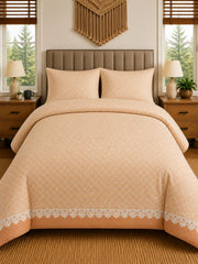 3-Pcs Pure Cotton Bedsheet