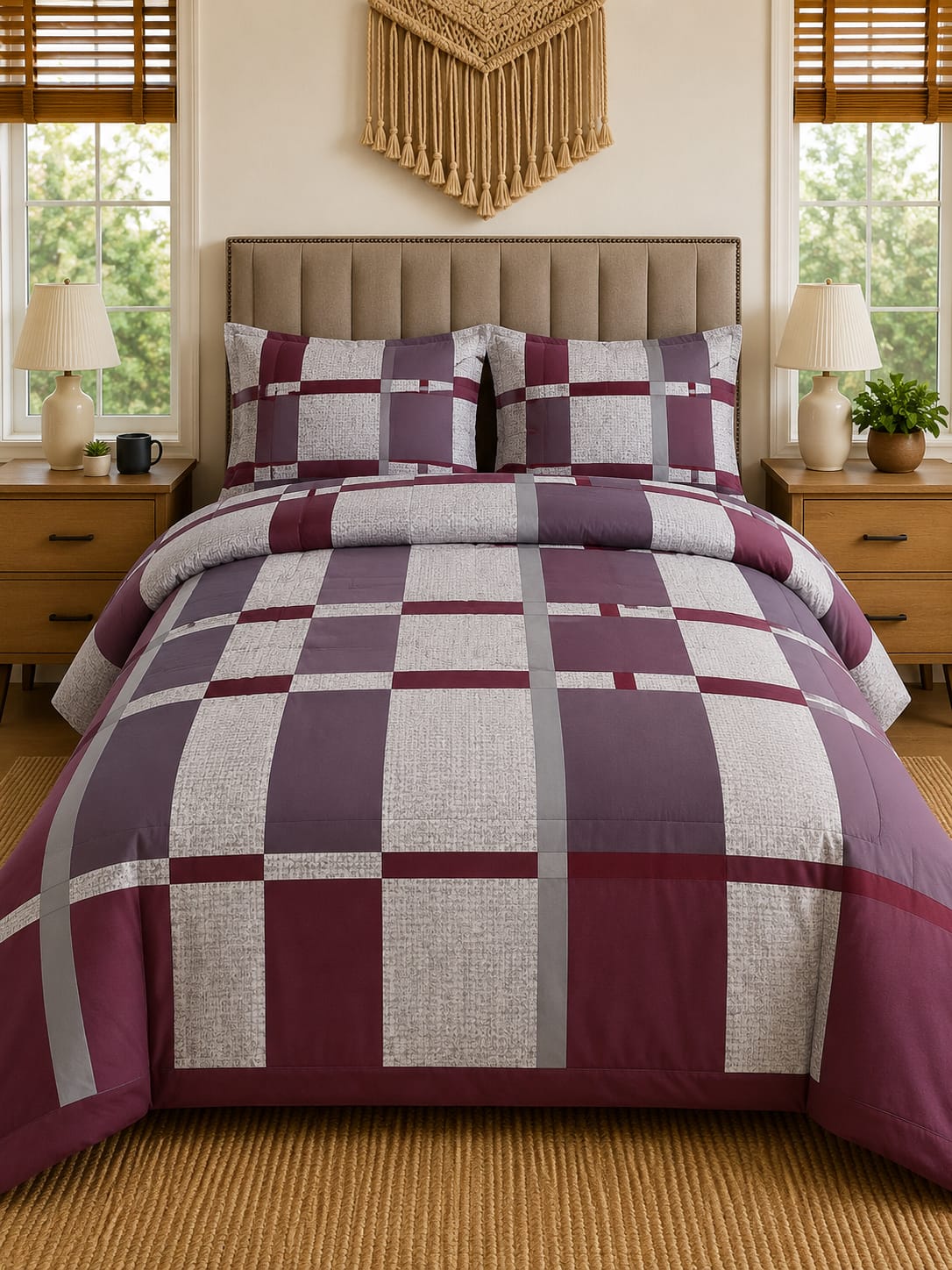3-Pcs Pure Cotton Bedsheet
