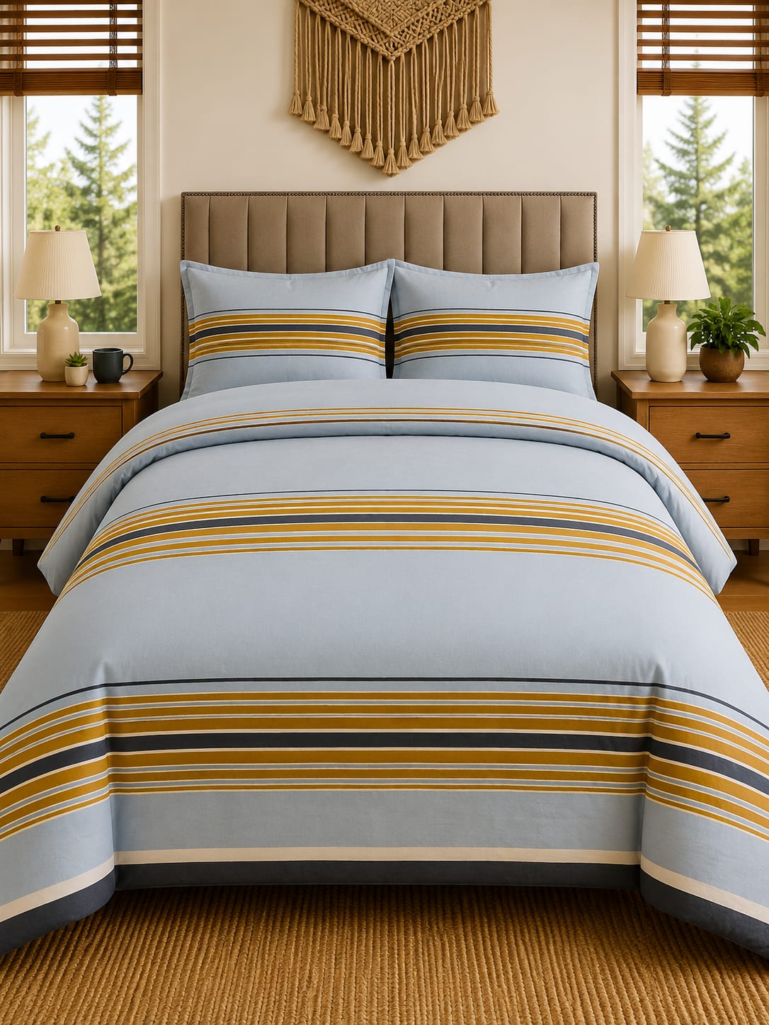 3-Pcs Pure Cotton Bedsheet