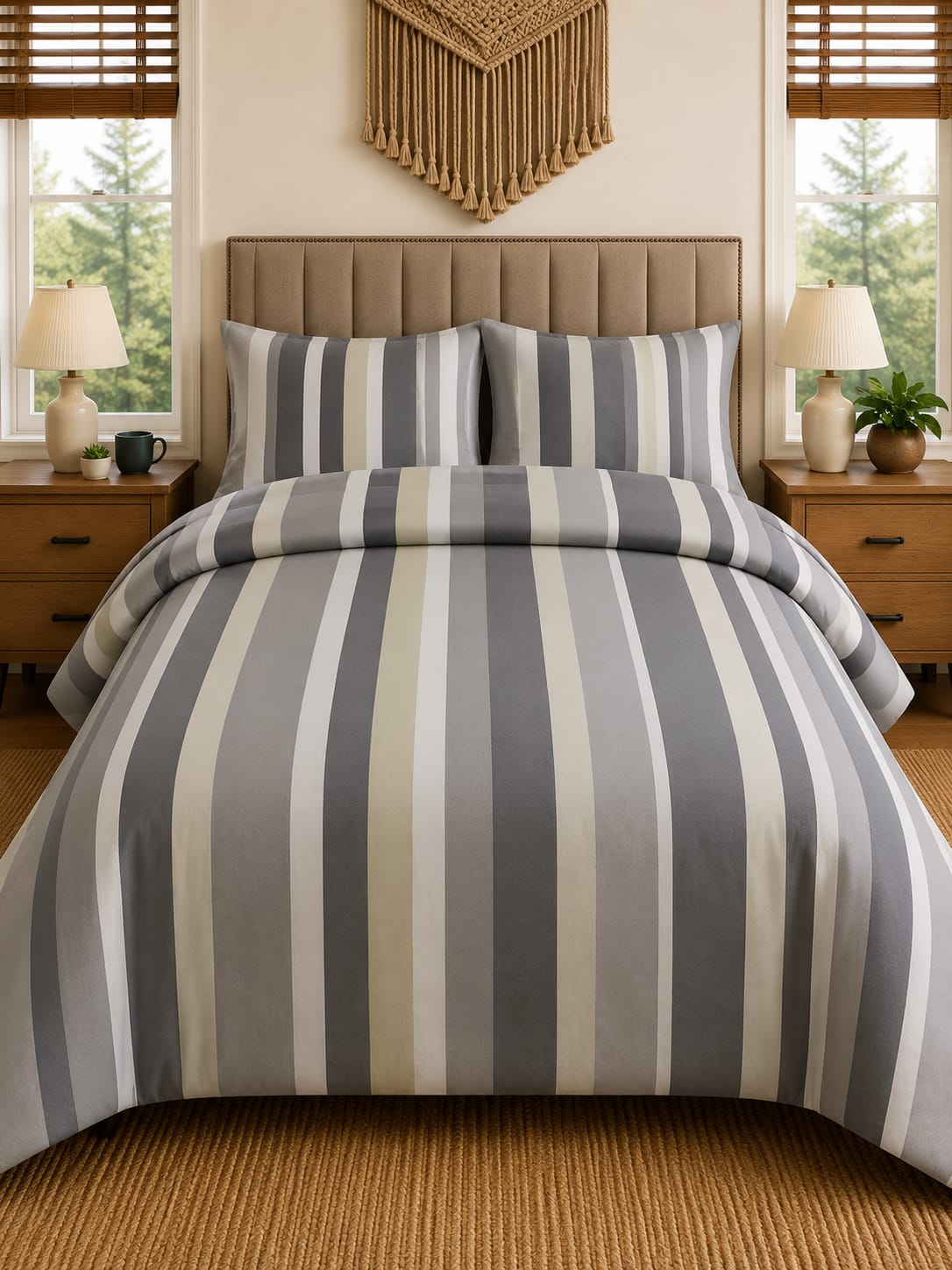 3-Pcs Pure Cotton Bedsheet