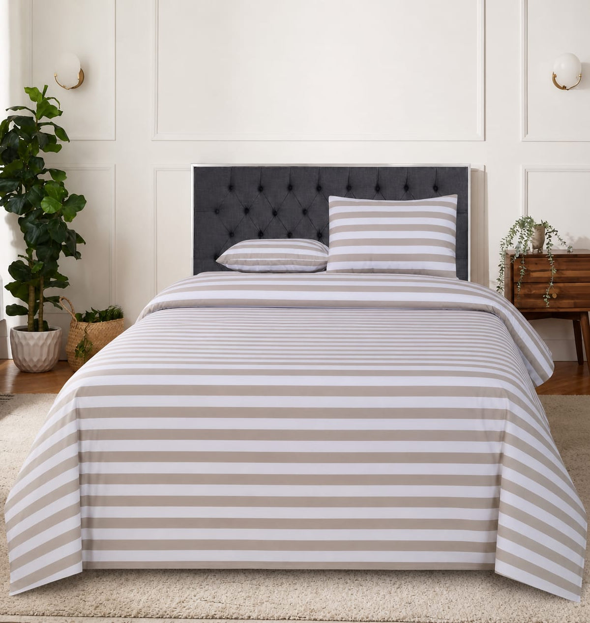 3-Pcs Pure Cotton Bedsheet