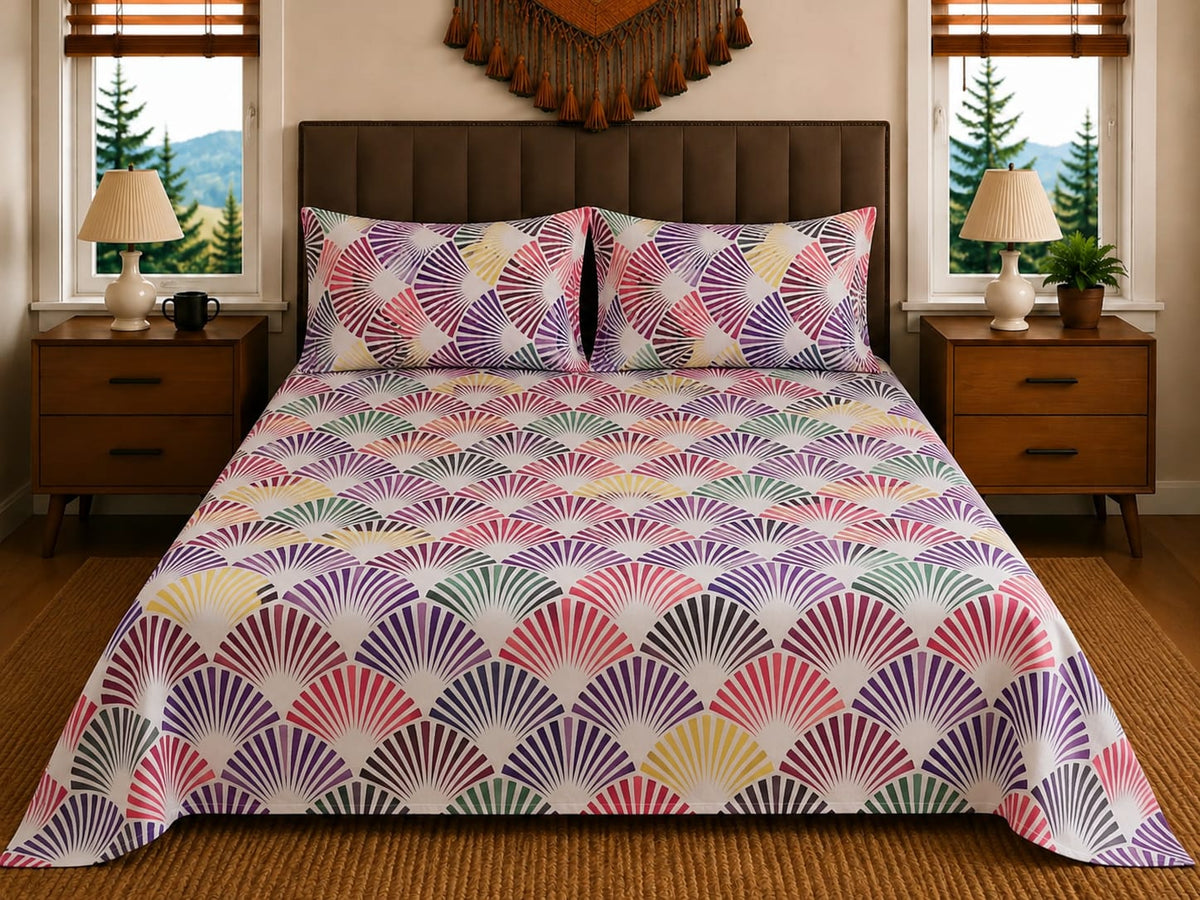 3-Pcs Double Bedsheet