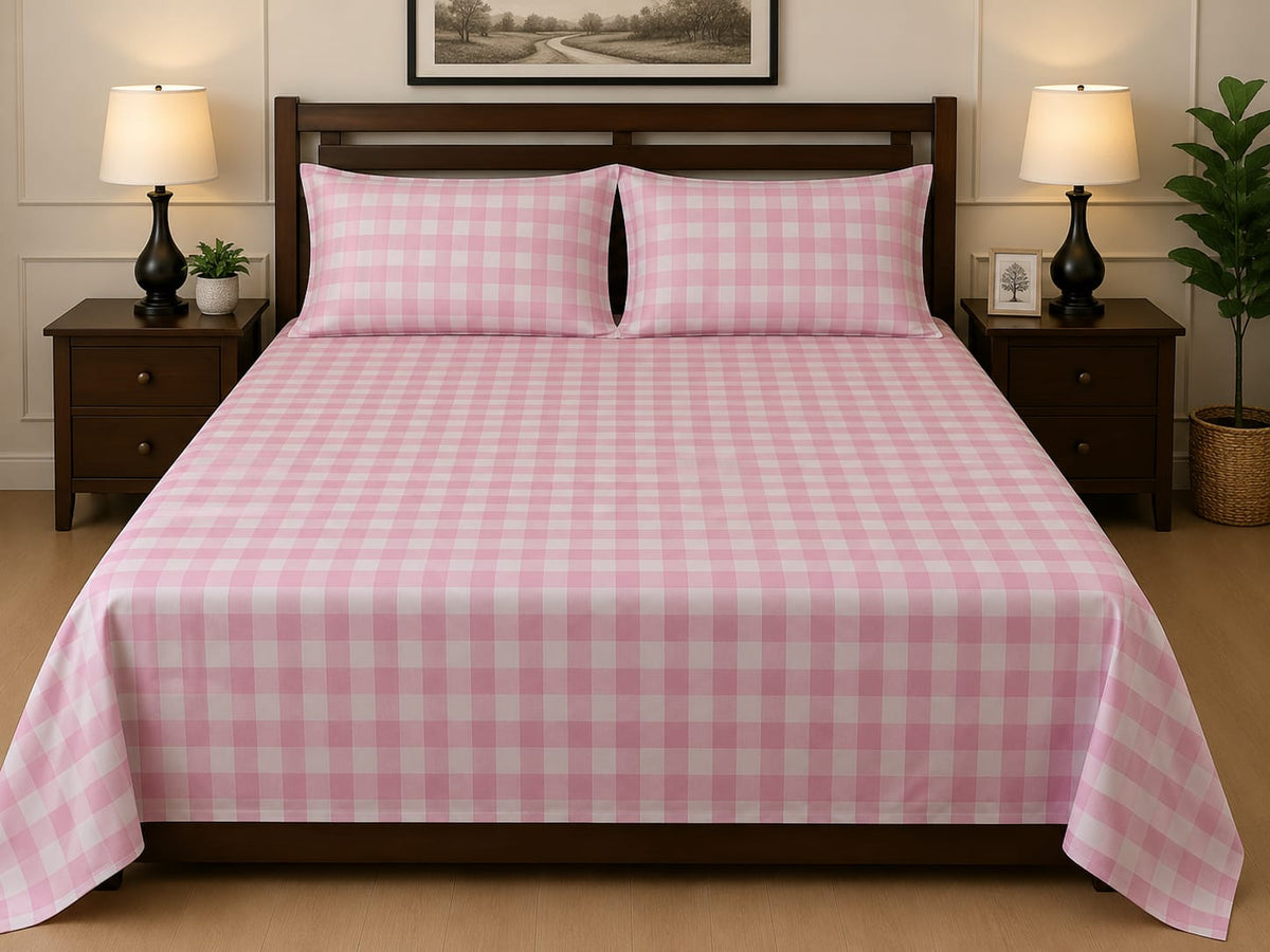 3-Pcs Pure Cotton Bedsheet