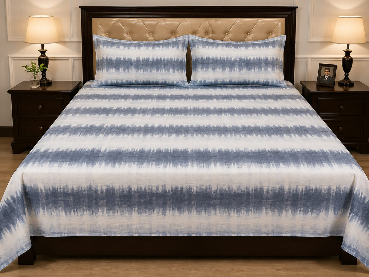 3-Pcs Pure Cotton Bedsheet