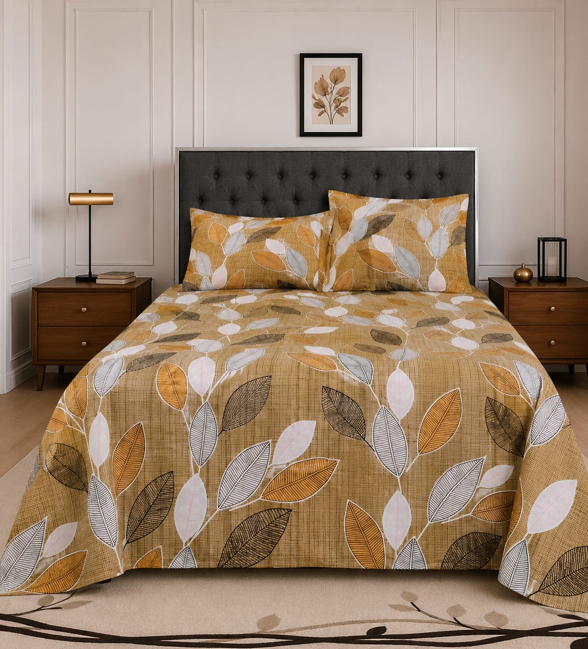 3-Pcs Double Bedsheet