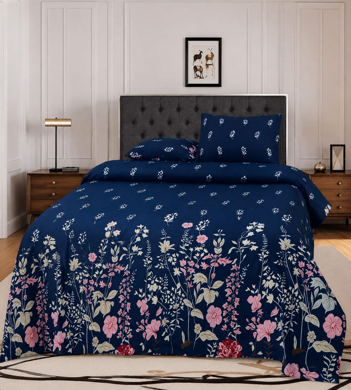 3-Pcs Double Bedsheet
